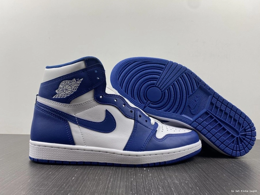 JORDAN OG HIGH RETRO - 'STORM 1 AIR BLUE' 127 555088 1123